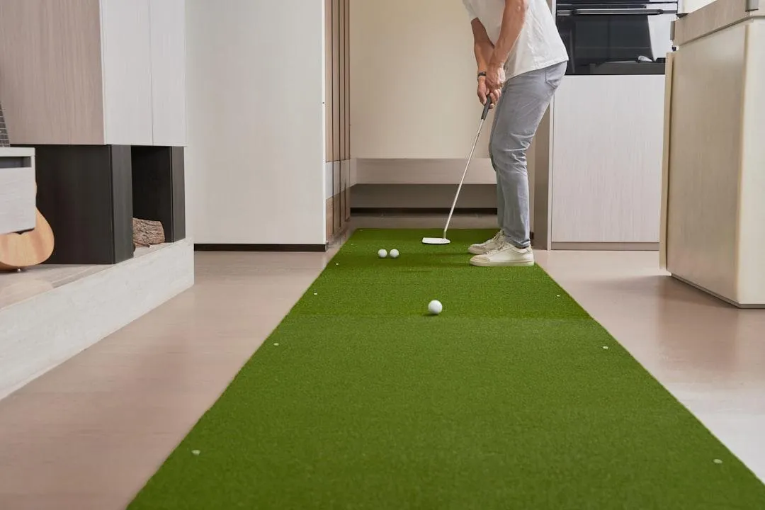 indoor golf practice
