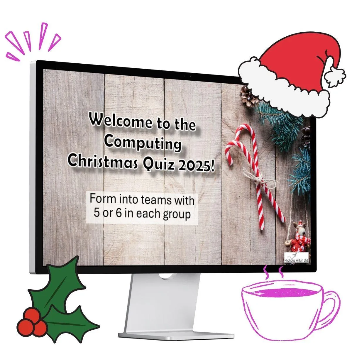 Computing Christmas Quiz by Nichola Wilkin