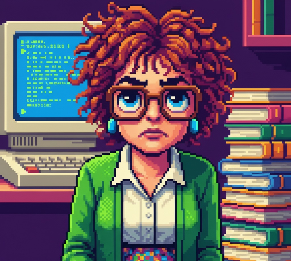 Stressed Computer Science Teacher