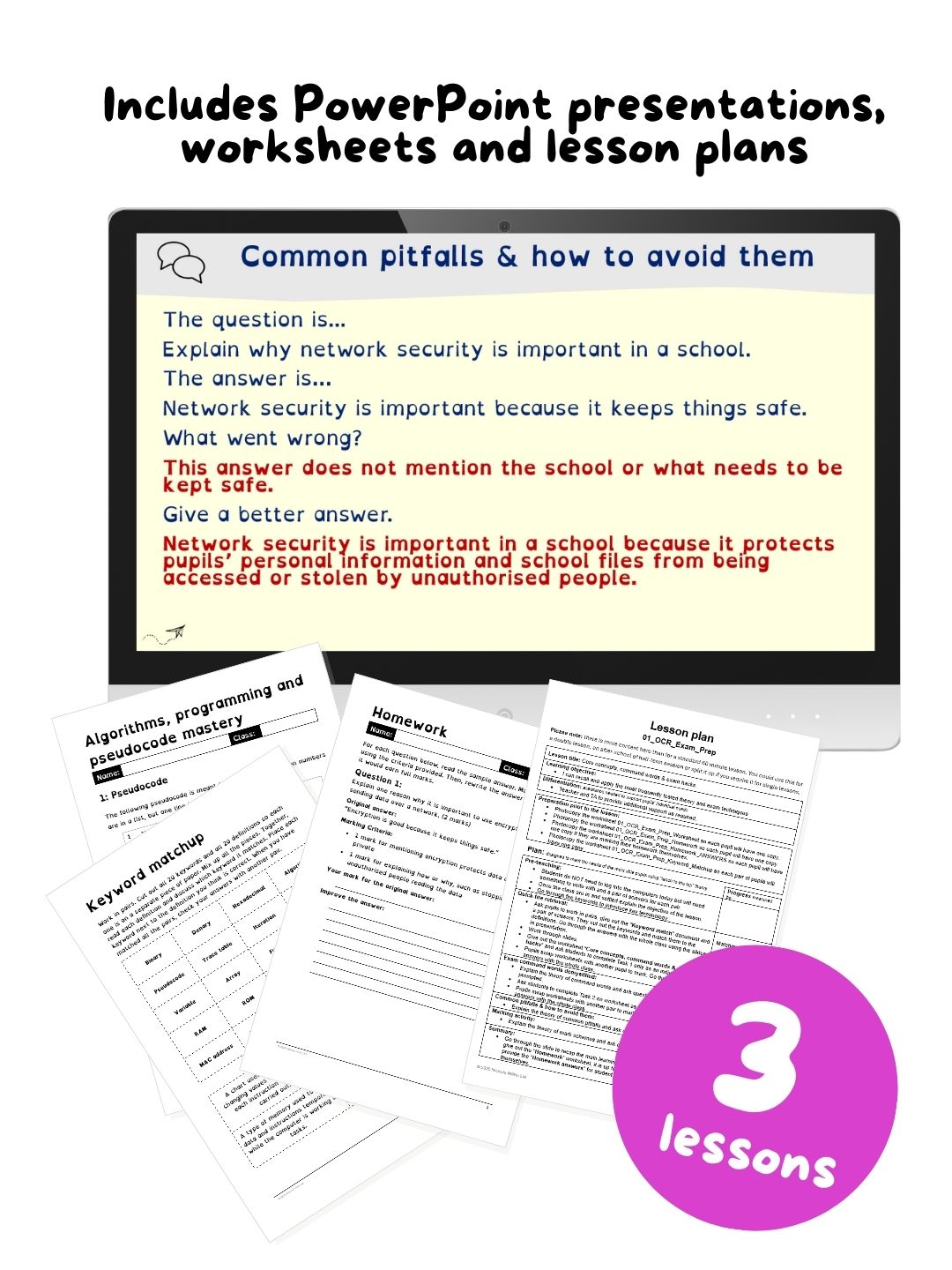 3 OCR J277 GCSE Computer Science Revision Lessons