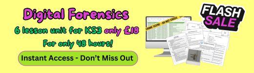 Flash Sale only 48 ours to snap up the Digital Forensics unit for only £8