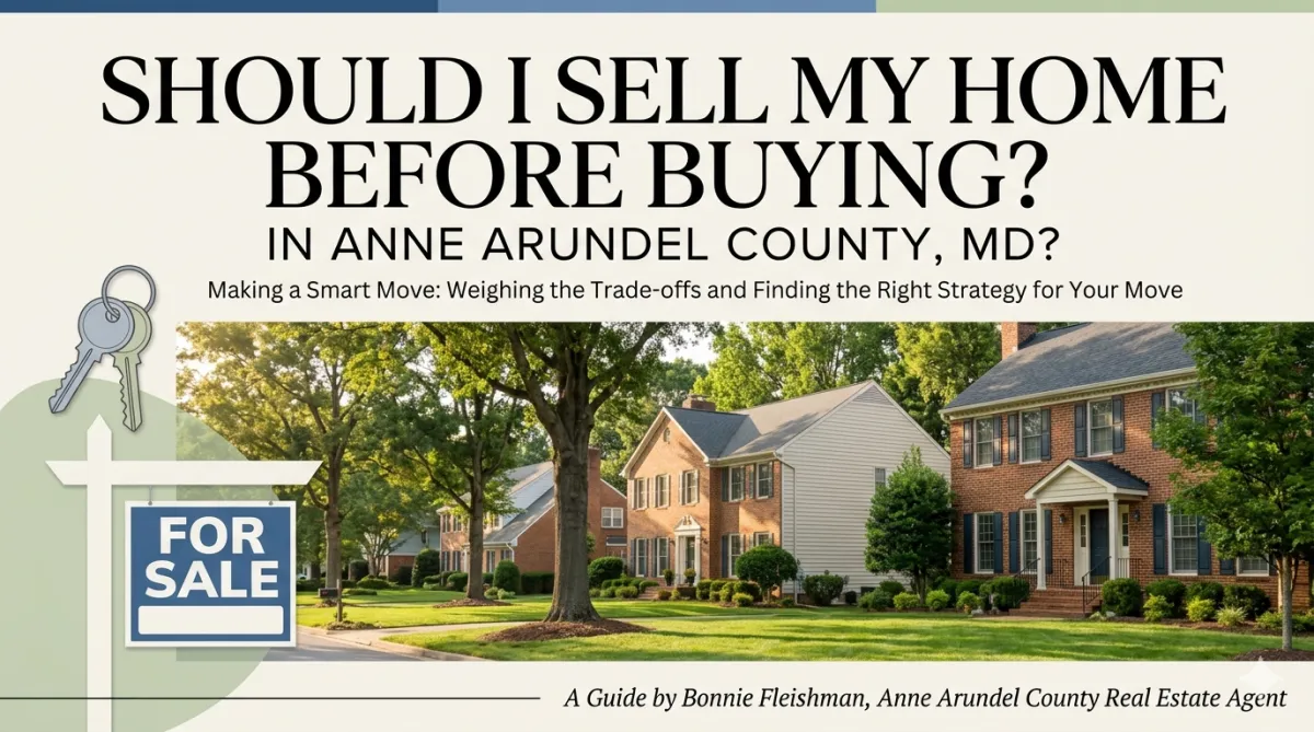 Should I Sell My Home Before Buying in Anne Arundel County, MD?