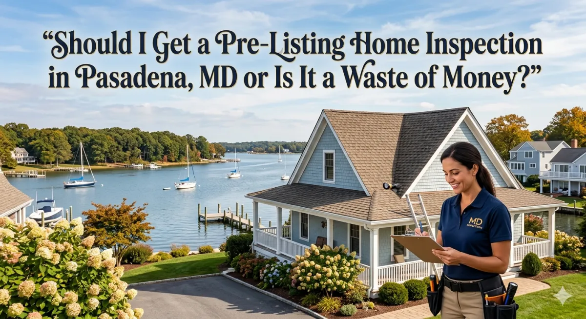 Should I Get a Pre-Listing Home Inspection in Pasadena, MD or Is It a Waste of Money?
