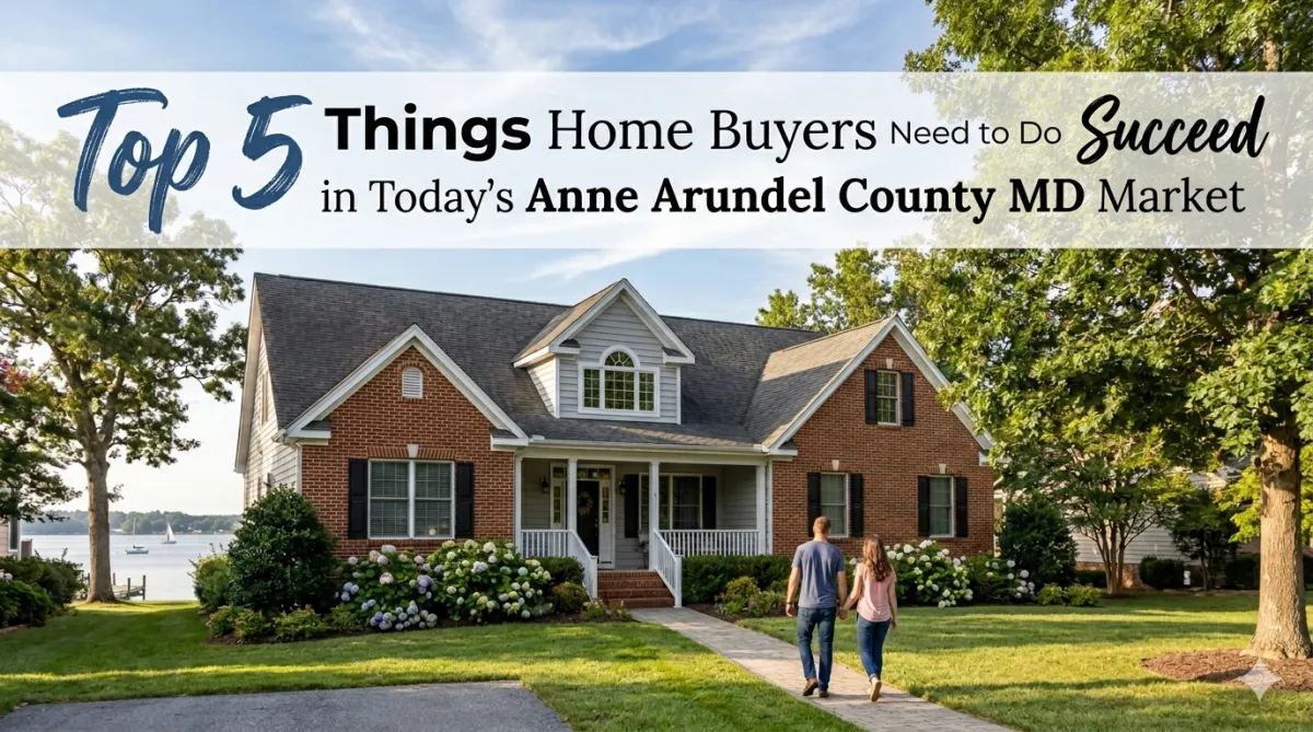 Top 5 Things Home Buyers Need to Do to Succeed in Today’s Anne Arundel County MD Market