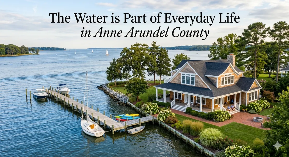 Best Part of Living in Anne Arundel County MD is Waterfront Living