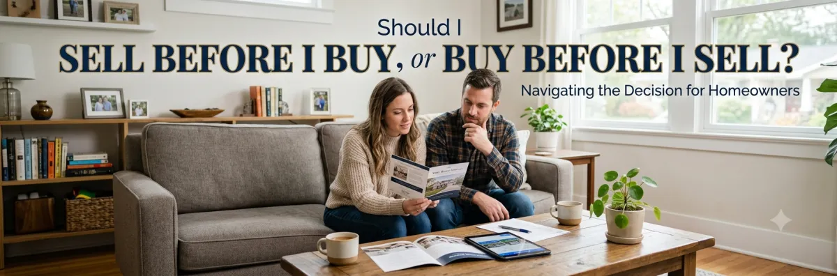 Should I Sell Before I Buy, or Buy Before I Sell?