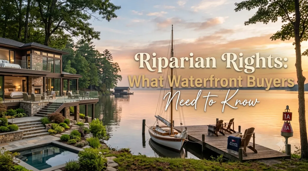 Riparian Rights: What Waterfront Buyers Need to Know