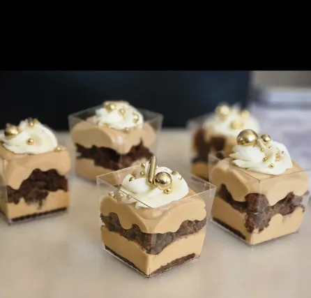 Cheesecake and dessert slices look delicious.