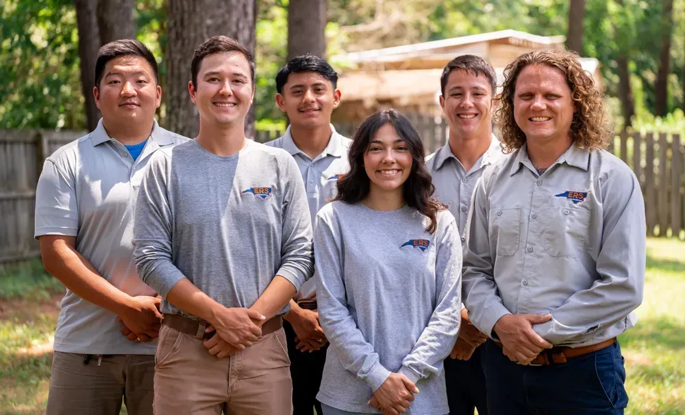 an aerial view of a building under construction
