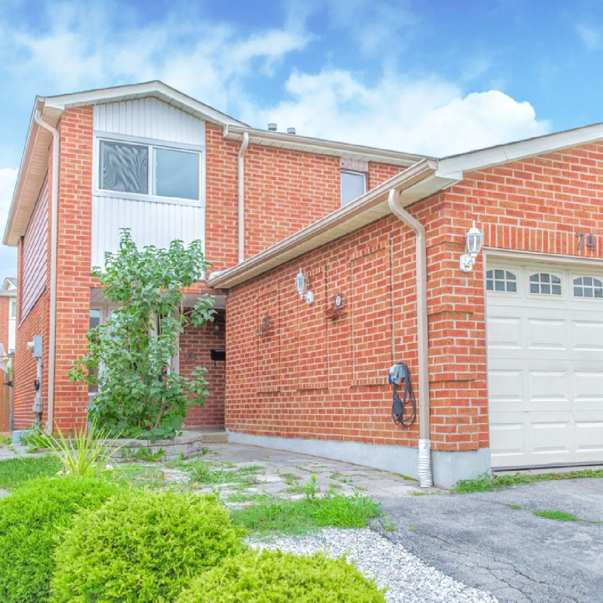 2-Storey Red Brick Semi-Detached Home in East Woodbrige
