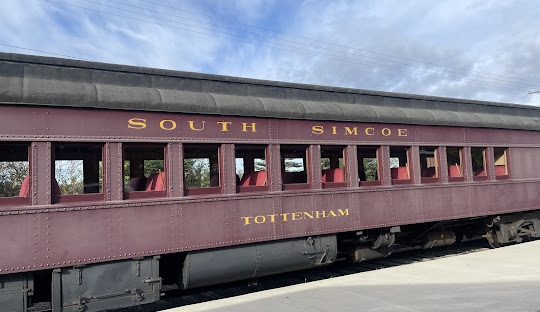 image of the South Simcoe train in Tottenham, located in New Tecumseth, Ontario