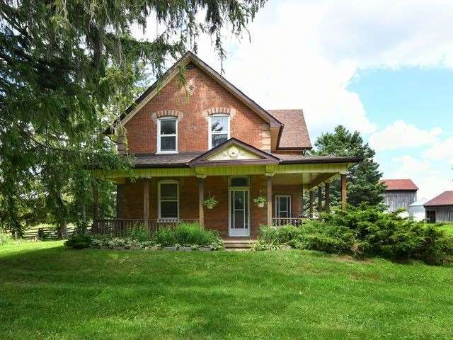 Red Brick Farm House located within the Hockley Valley area of Mono, Ontario
