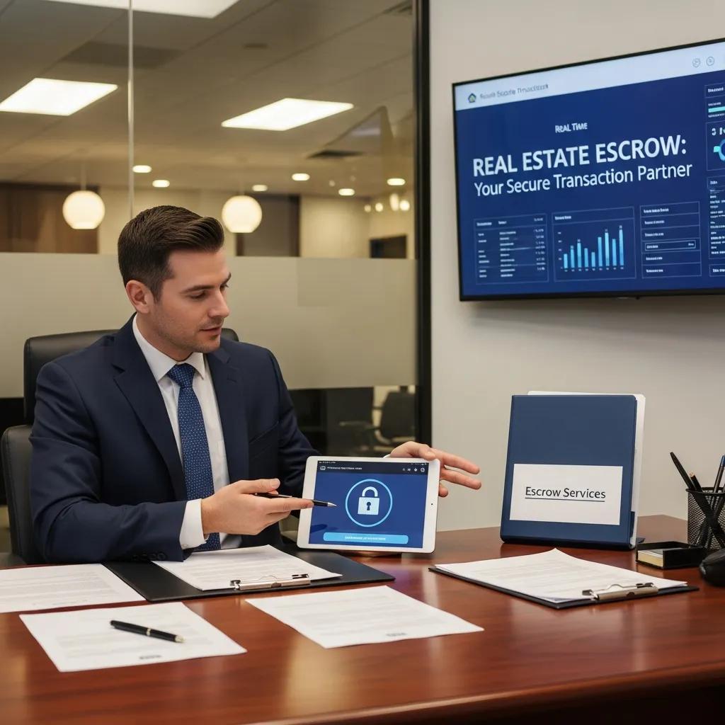 Professional overseeing trust account transactions, illustrating the role of trust accounts in deposit protection