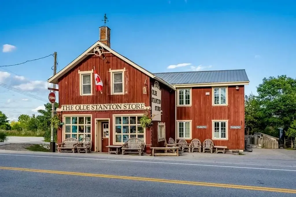 The Olde Stanton Store located in Stanton near to Earnscliffe in Mulmur Township