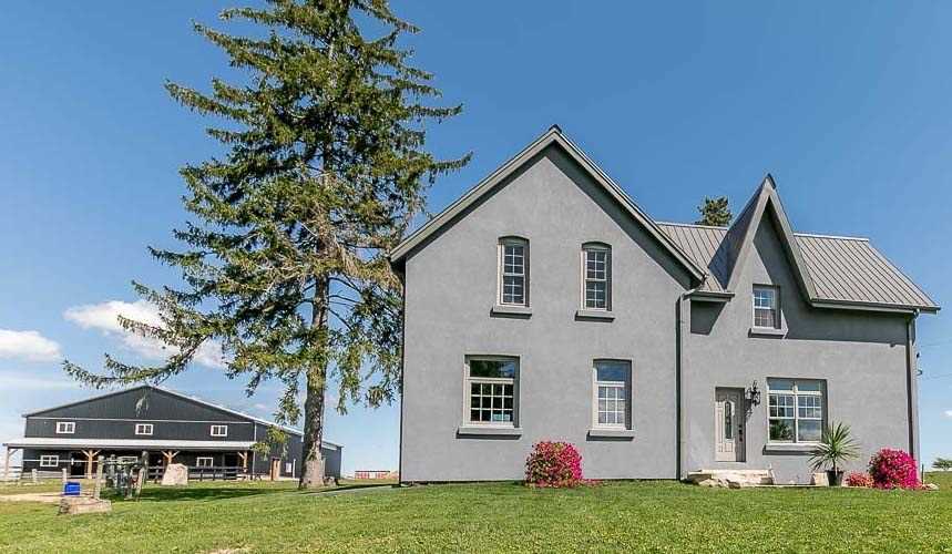 2-Storey home with large barn in the yard located in the Perm area of Mulmur Township