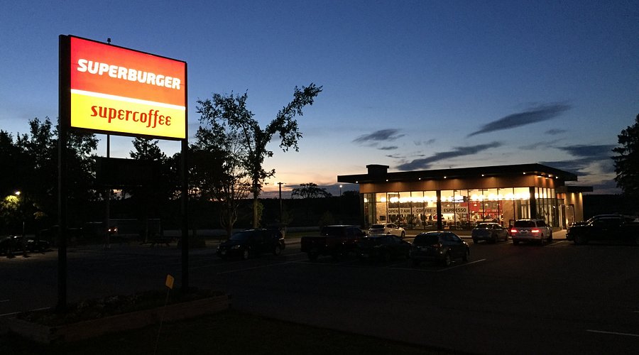 The famous Superburger location in Primrose, Mulmur Township