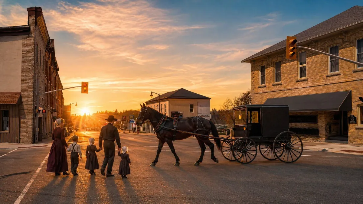 Image of the downtown area of Mount Forest