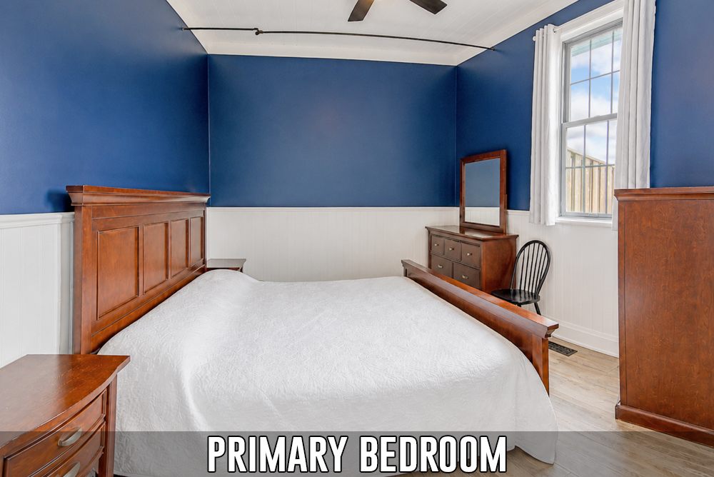 Primary bedroom in converted schoolhouse located at 586274 County Road 17, Mulmur