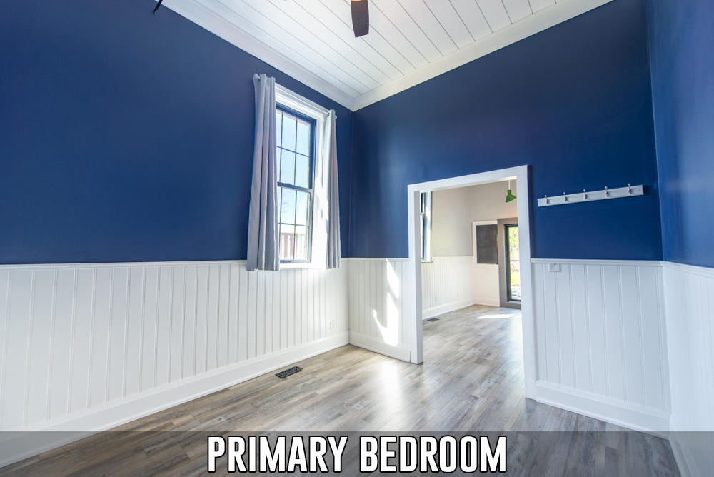 Primary bedroom in converted schoolhouse located at 586274 County Road 17, Mulmur