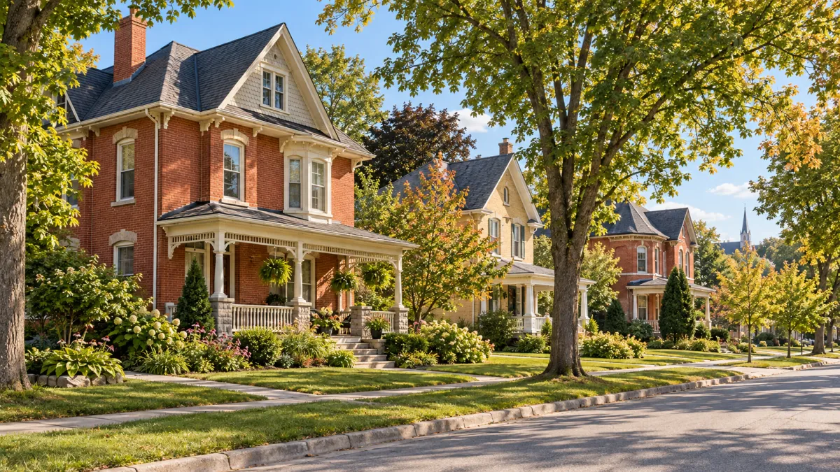 Image of the downtown area of Mount Forest
