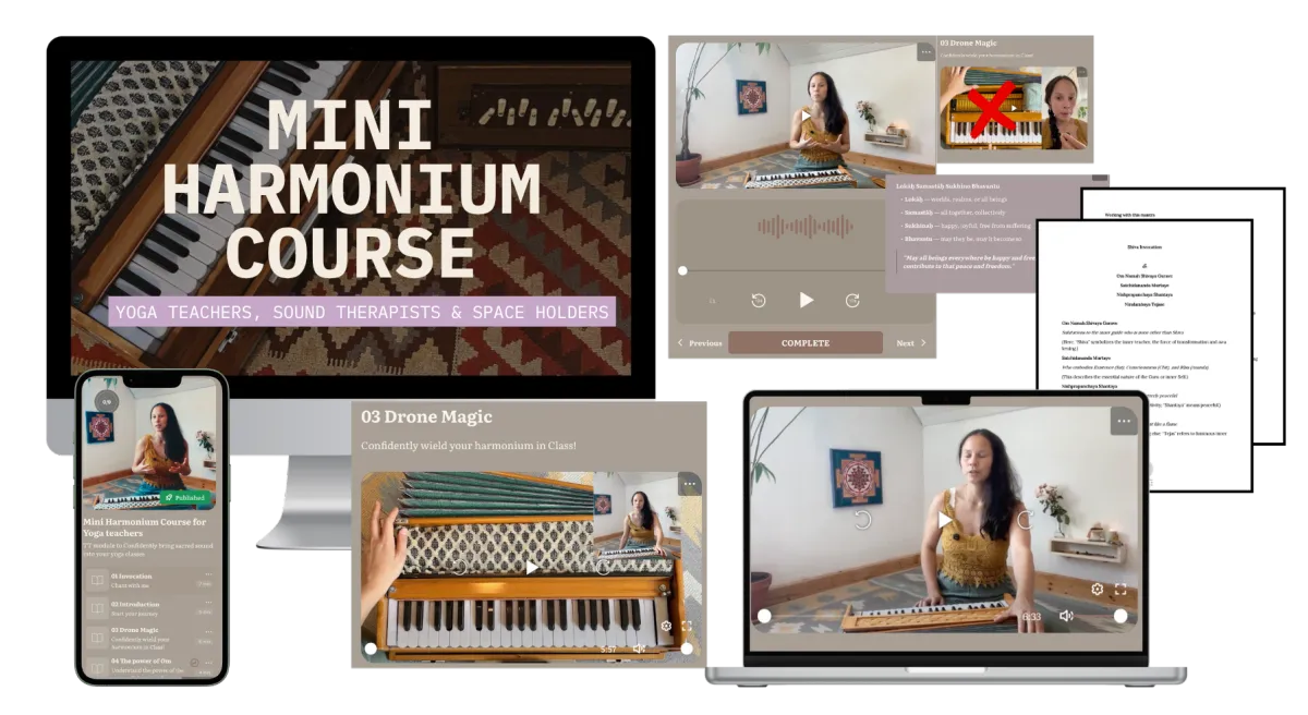 What's included - Mini Harmonium Course (Daisy Bowman)