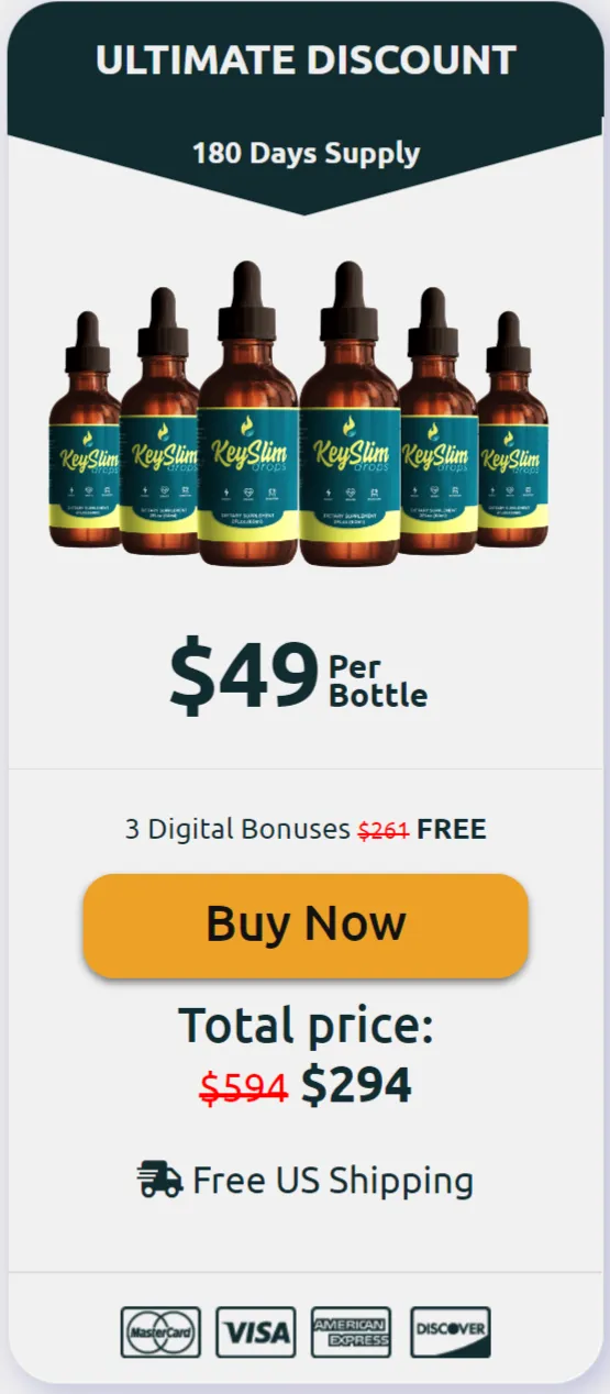 KeySlim Drops 6 botte buy