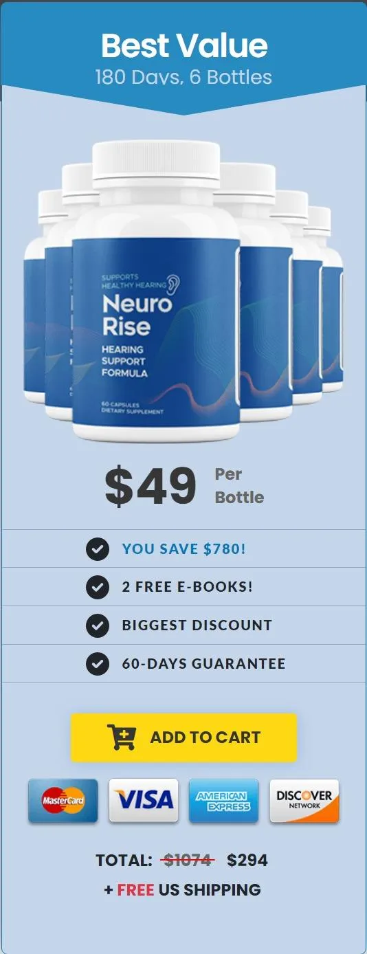 NeuroRise 6 Bottles price