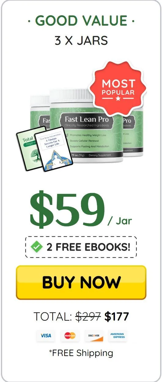 Fast Lean Pro  6 Bottles price