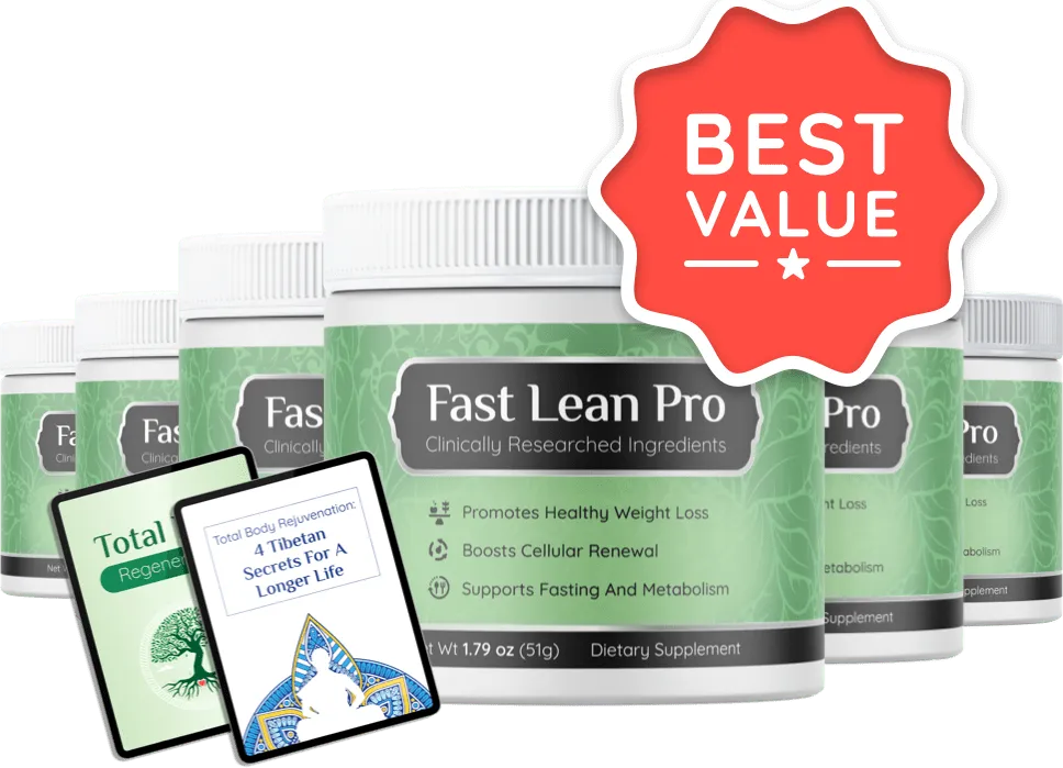 Fast Lean Pro 6 bottle Supplement