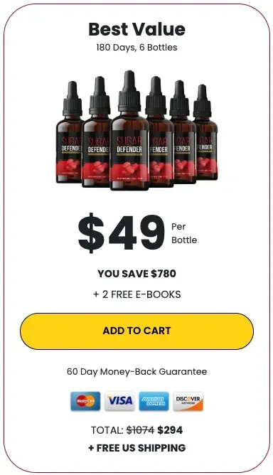 Sugar Defender 6 Bottle 