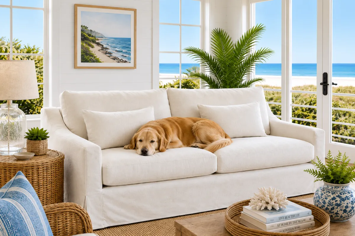 The Best Sofa Fabrics for Dogs, Kids and Busy Homes