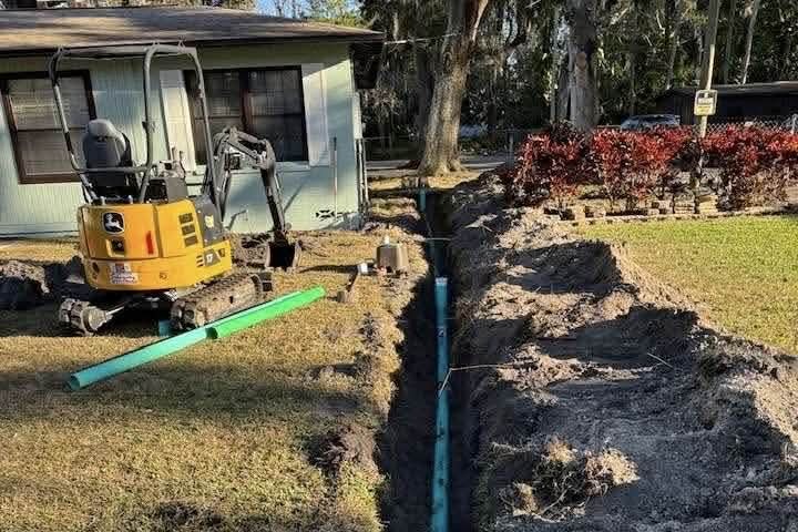 port orange fl plumbing re-piping outside house