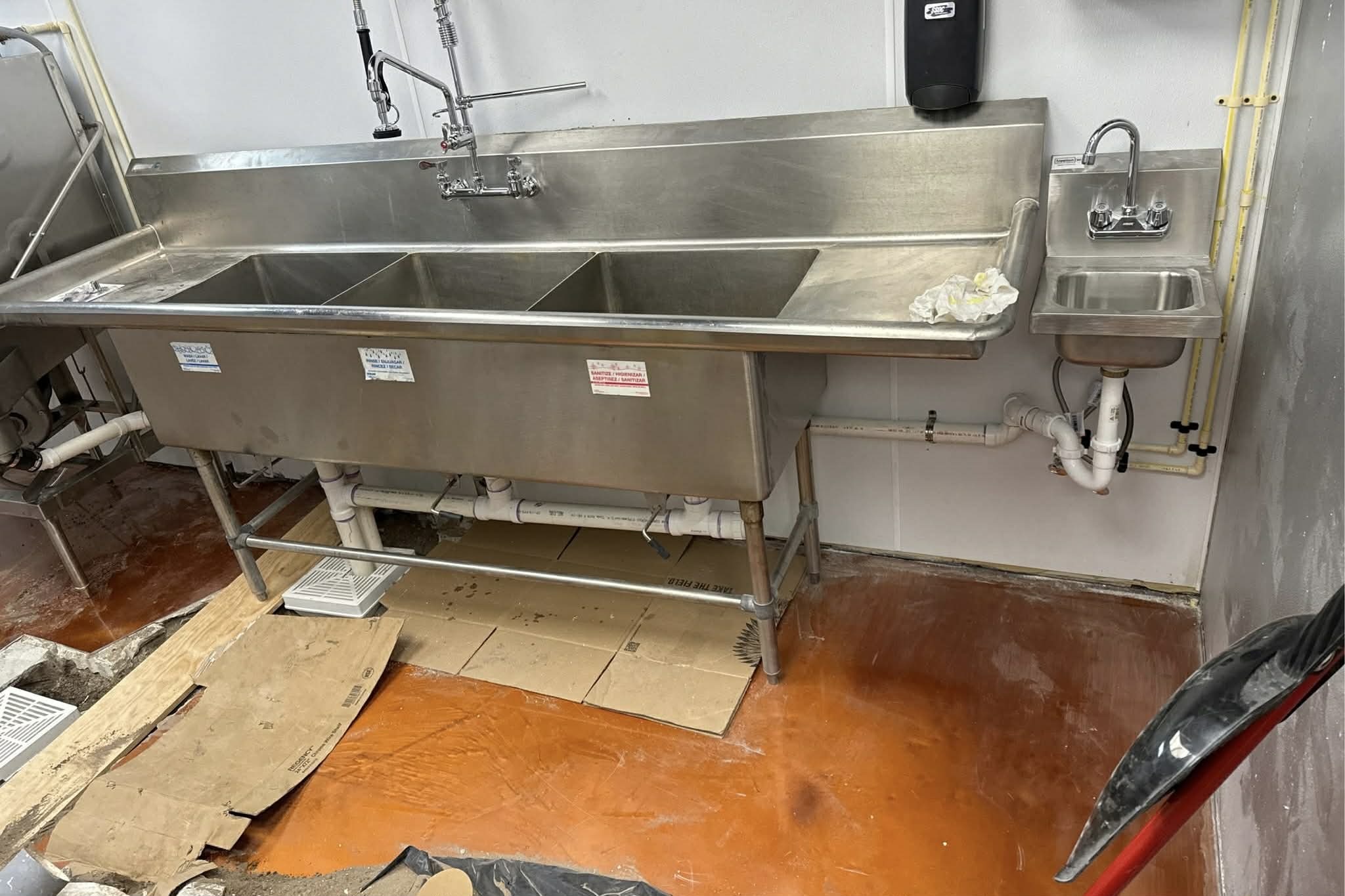 volusia county fl Commercial sink install