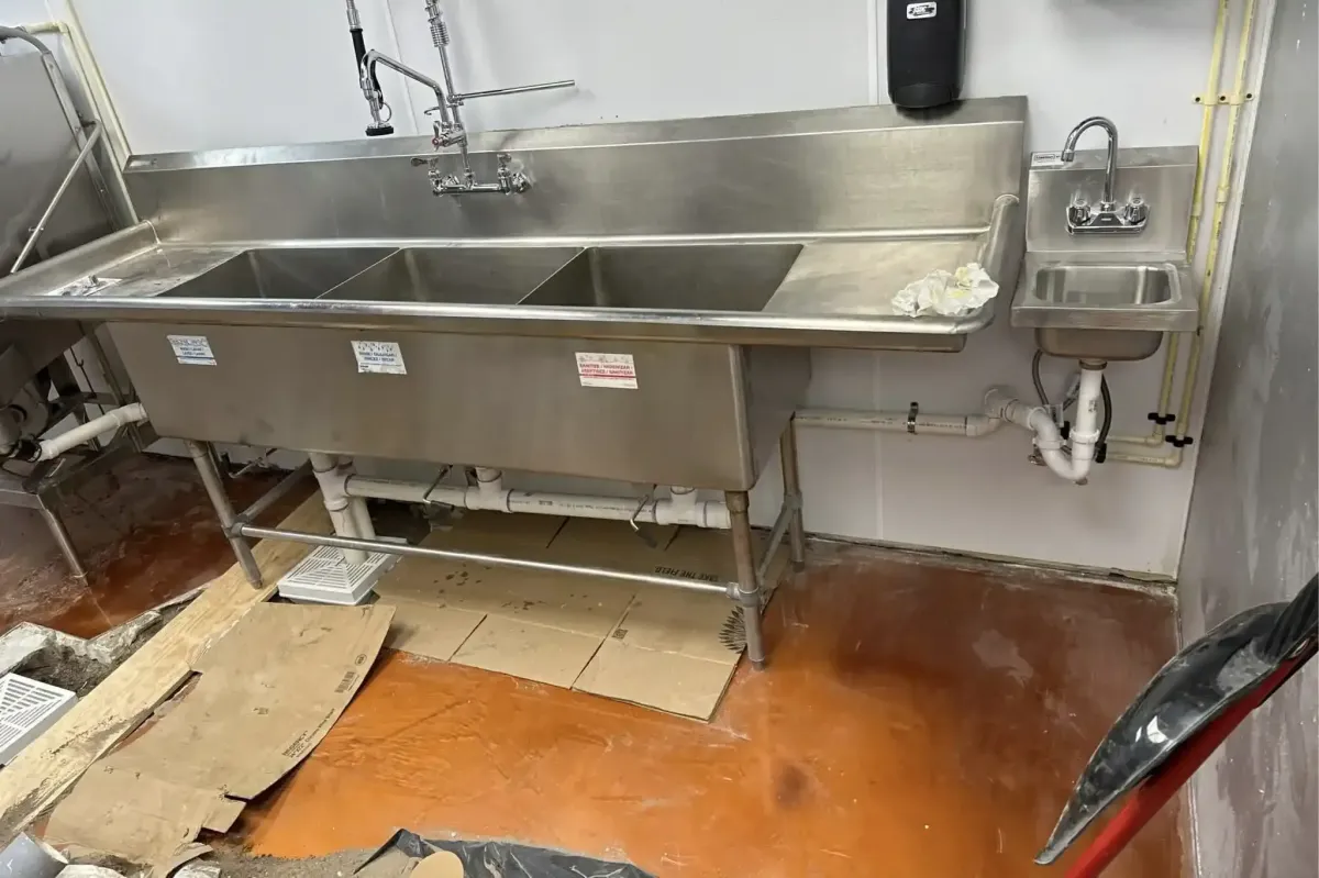 volusia county fl Commercial sink install