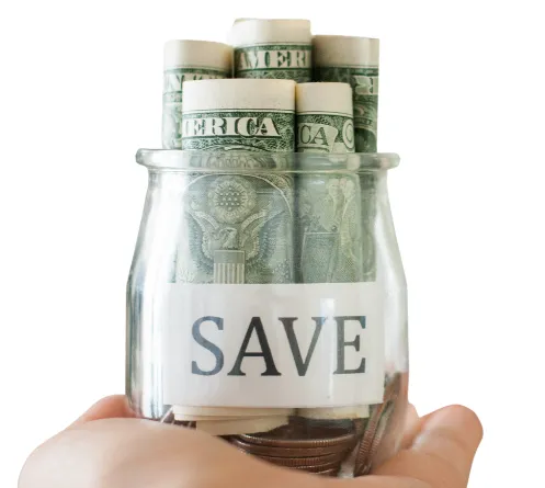 Family reviewing utility bills with savings insights