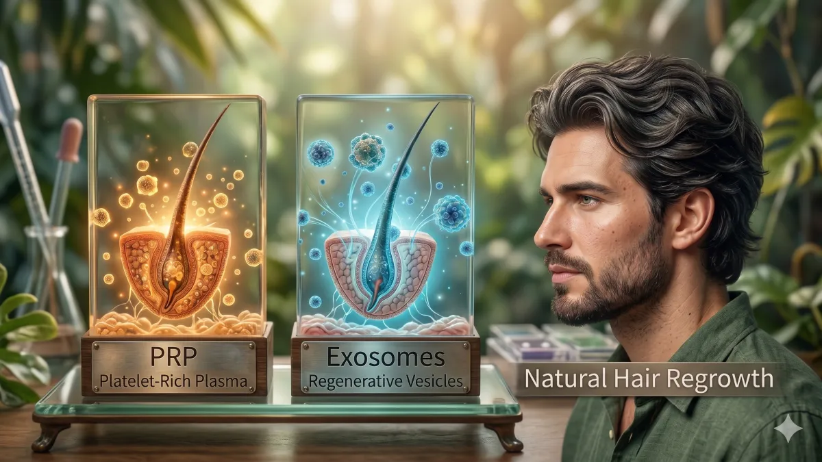 Exosomes vs PRP: Best Hair Restoration Treatment