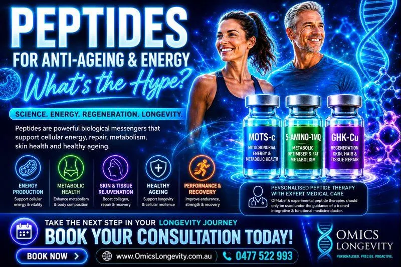 Peptide Therapy Explained: How Peptides Support Longevity & Healthy Ageing