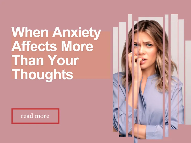 Anxious professional woman