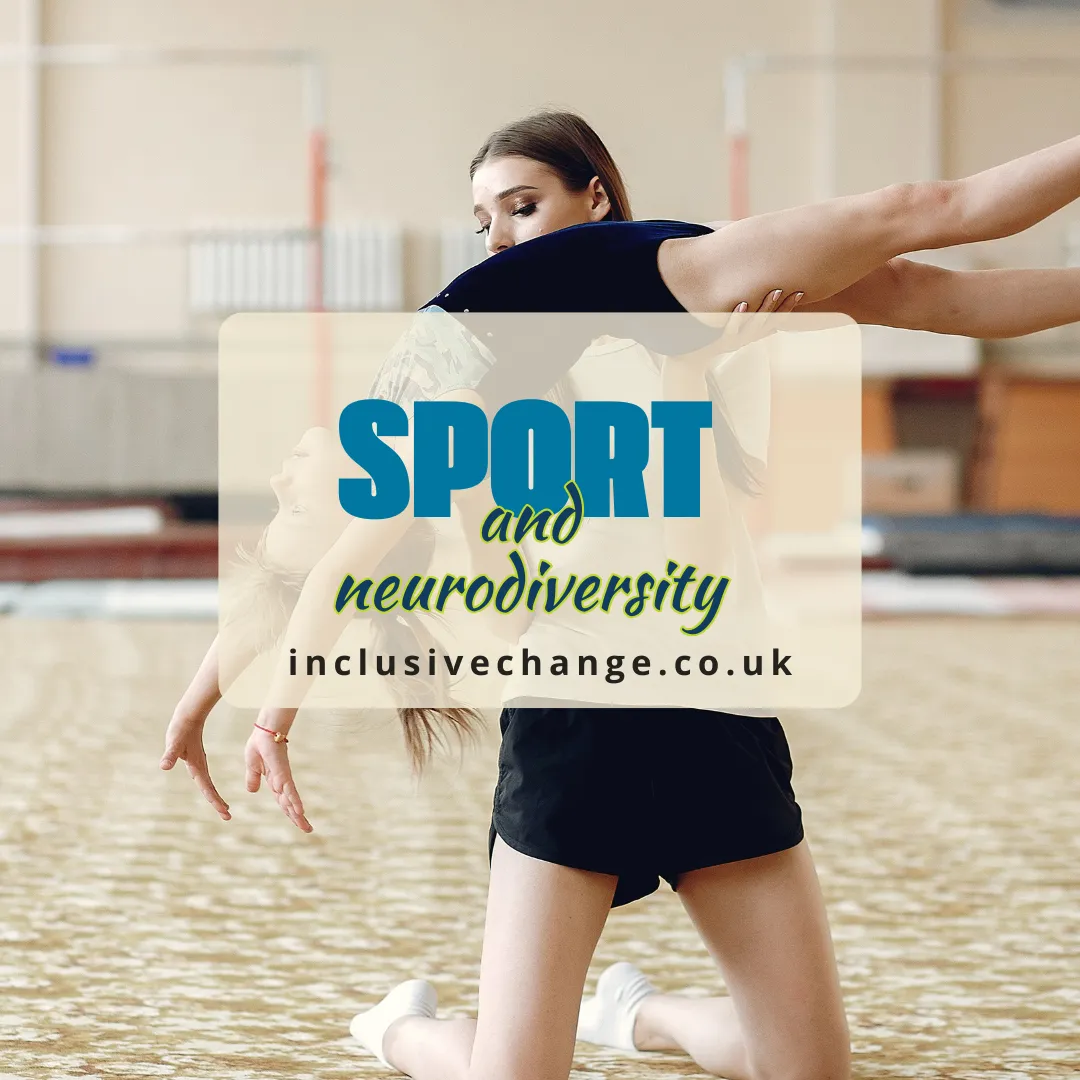 sport and neurodiversity, two female gymnasts