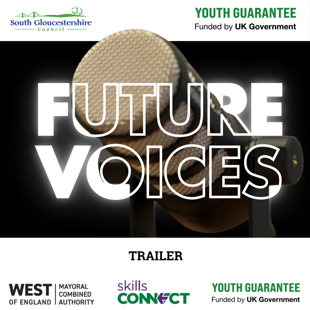 Future voices a podcast trailer poster. click on the image to go to YouTube trailer. 