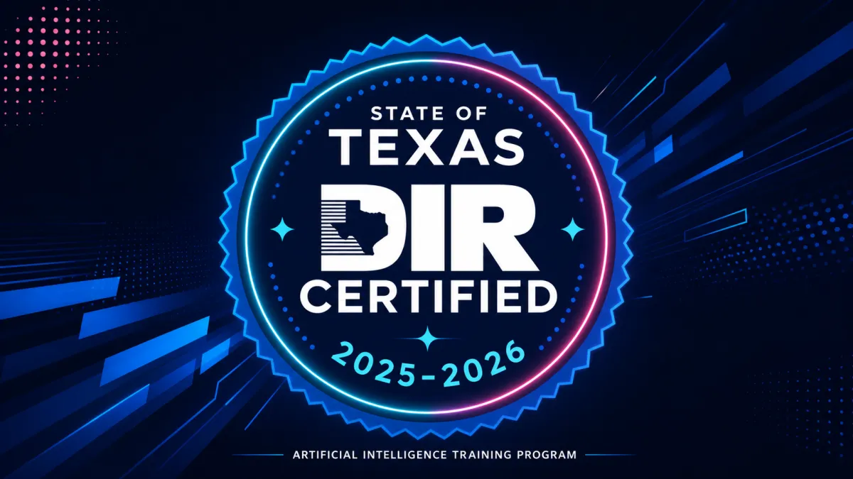 AI with Whit Is Now State of Texas DIR Certified — Here's What That Means