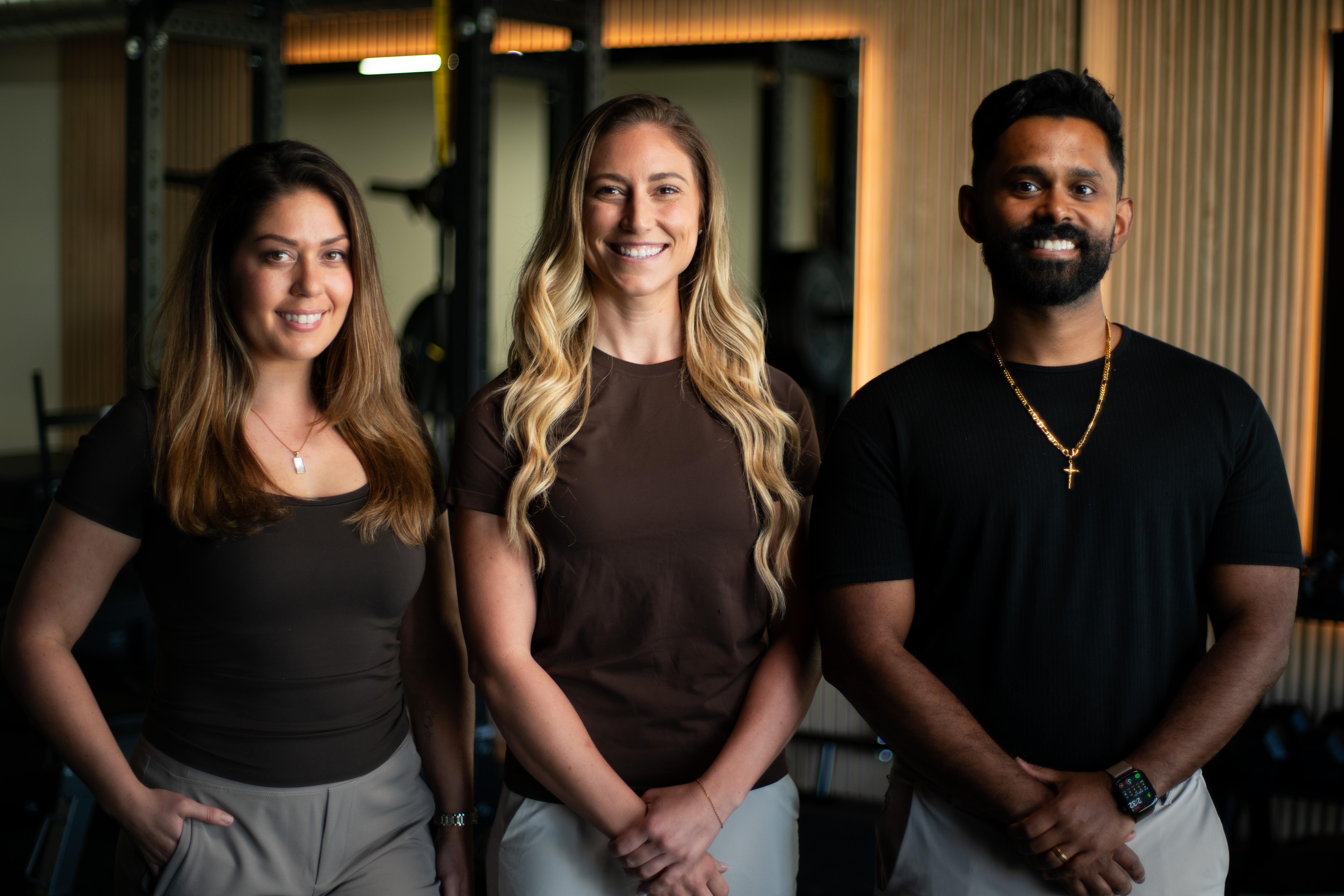 Revive physiotherapy team smiling. 