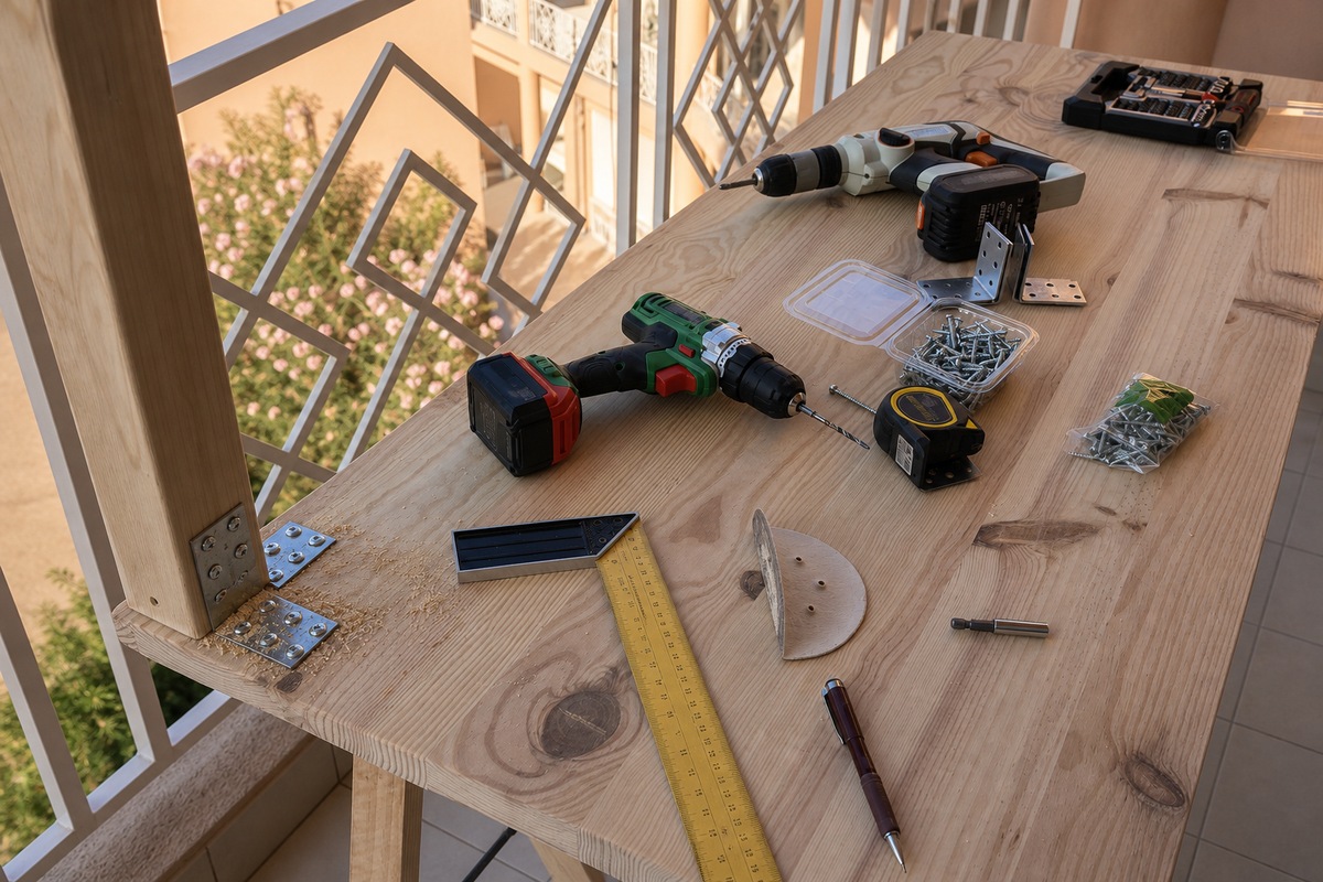 Handyman completing a residential repair