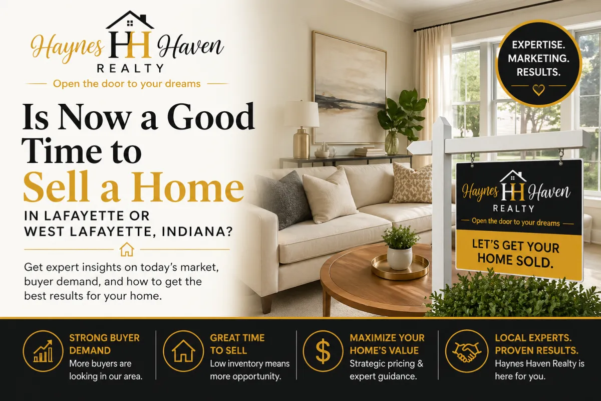 Is Now a Good Time to Sell a Home in Lafayette or West Lafayette, Indiana?