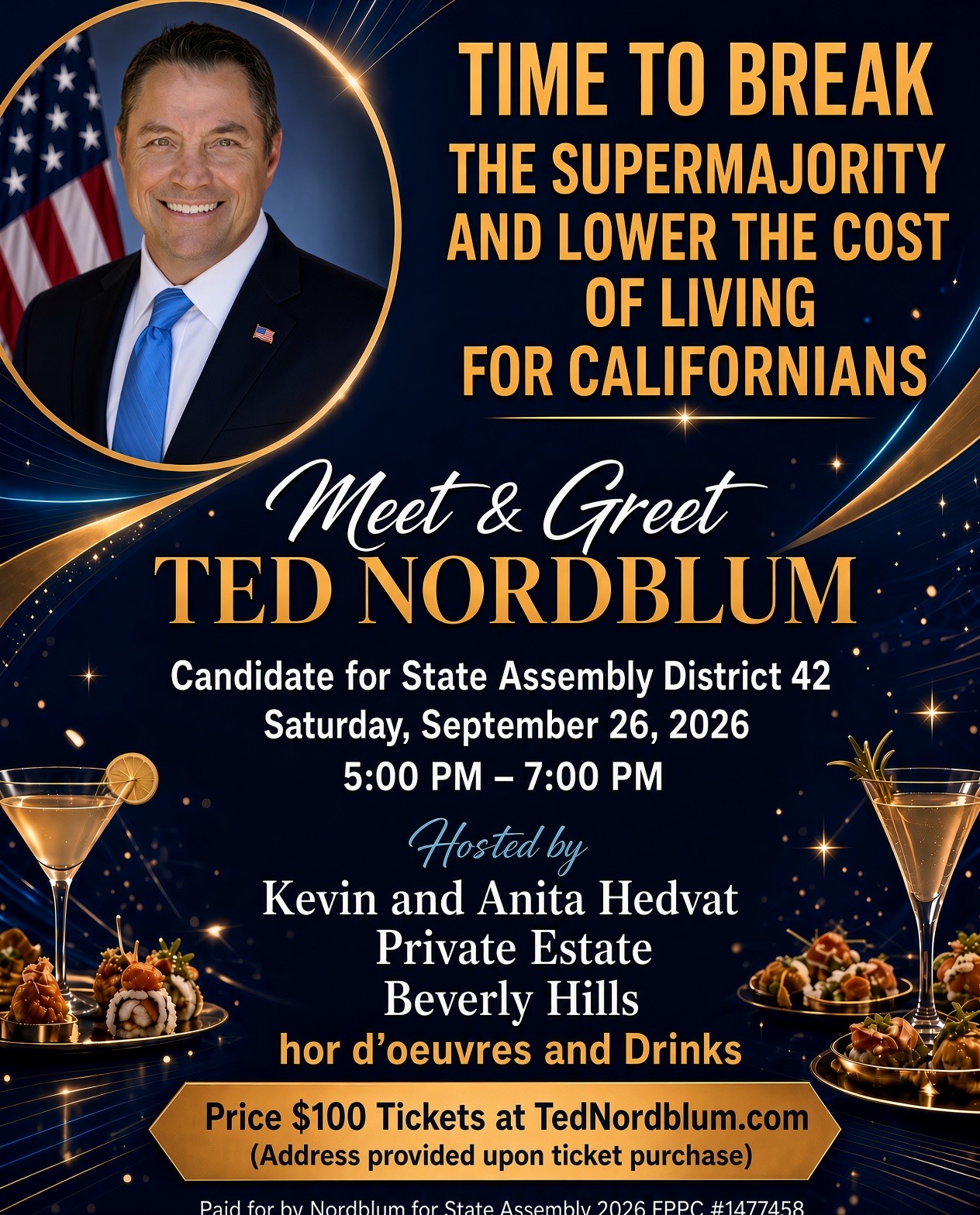Meet Ted Nordblum September 26th