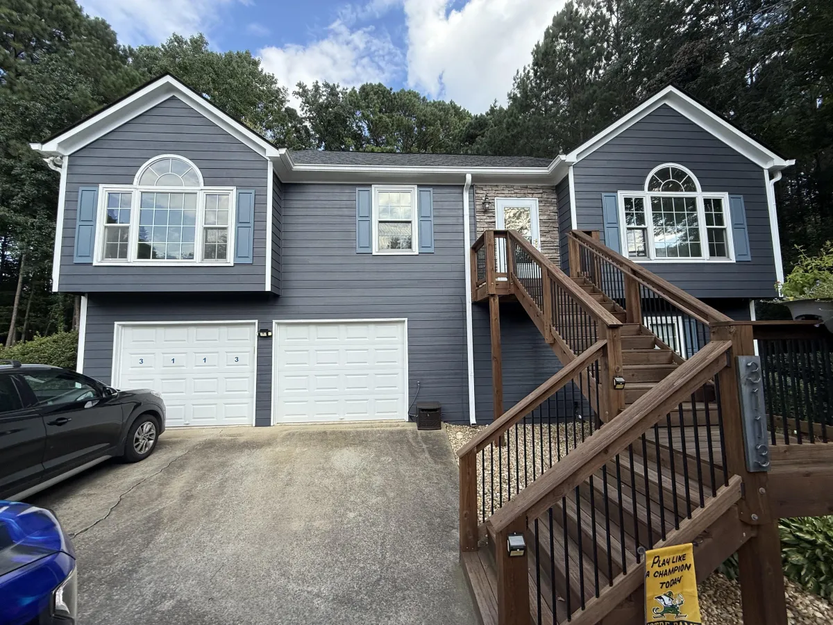 Residential window tinting installation in Acworth GA by Venom Tint