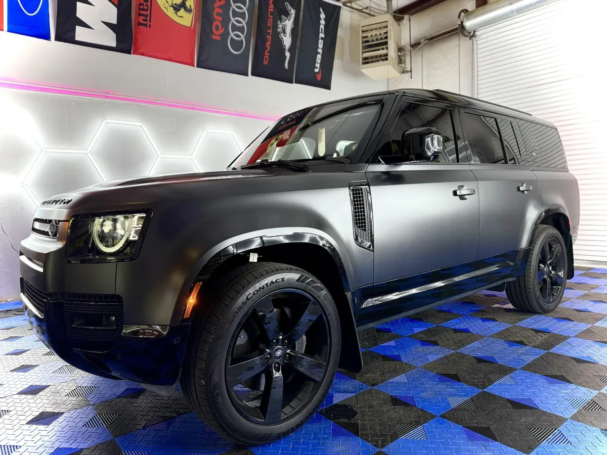Tinted Land Rover Defender at Venom Tint Acworth