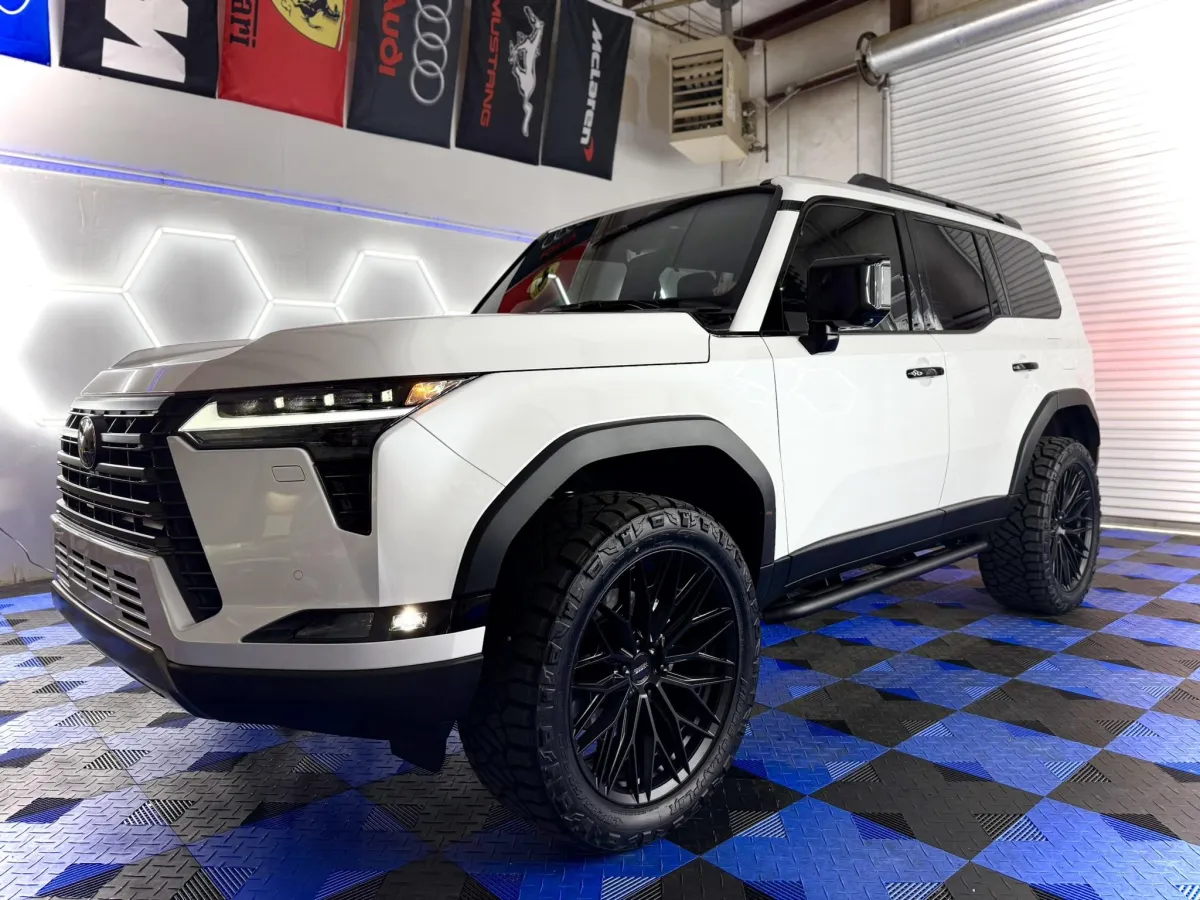 White Lexus GX with window tint at Venom Tint Acworth