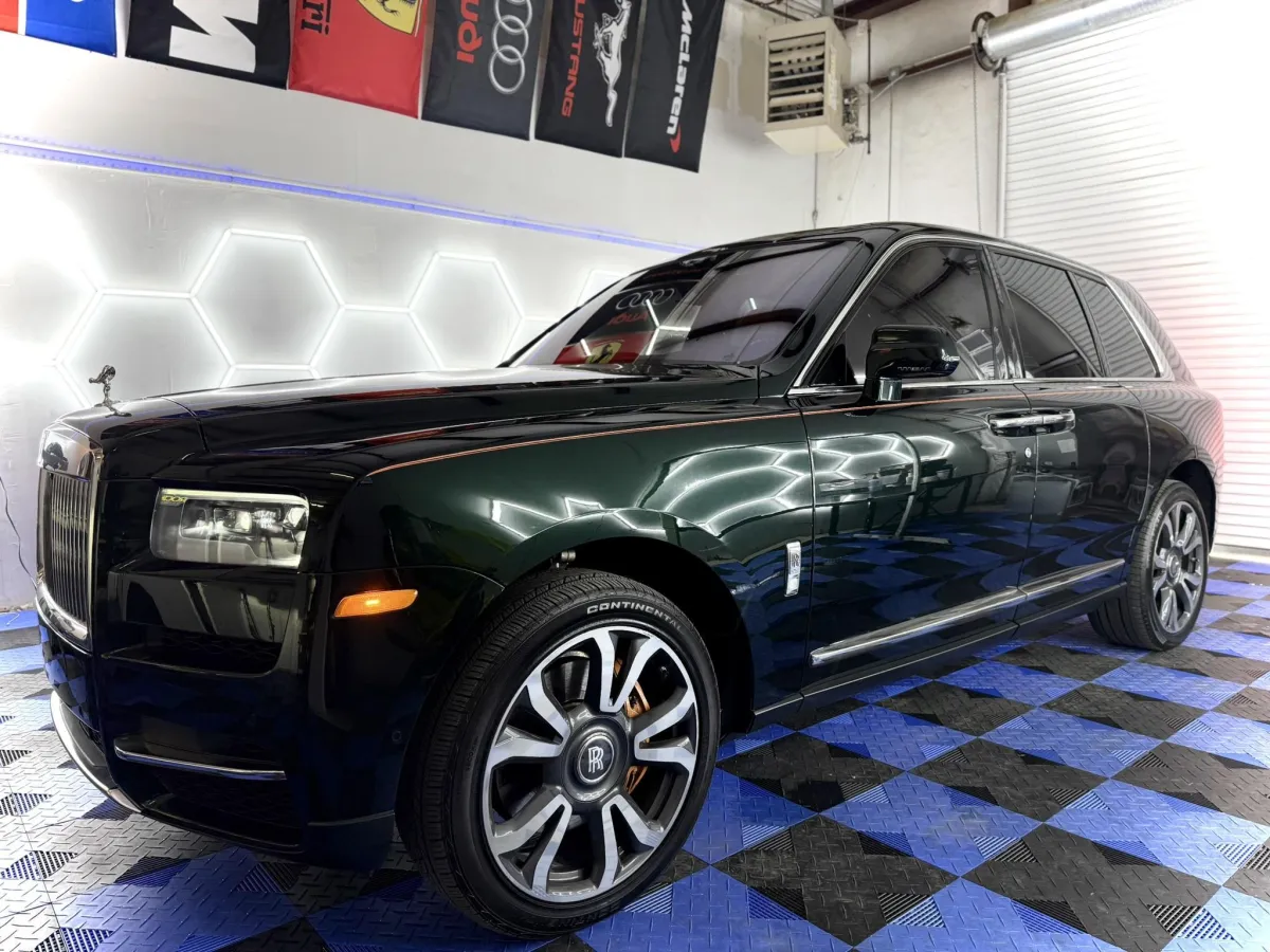 Tinted Rolls-Royce SUV at Venom Tint Acworth