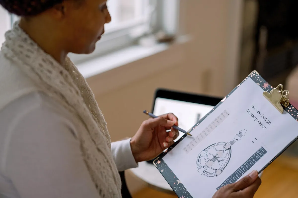 Human design and dowsing charts